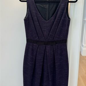 Shoshanna Boucle Purple Sleeveless Dress